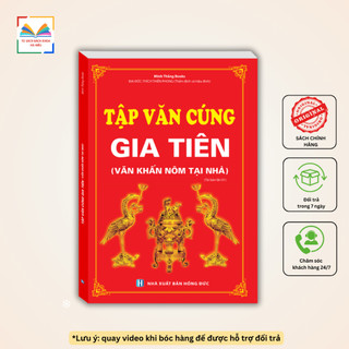 Sách - Tập văn cúng gia tiên (Văn khấn nôm tại nhà). mềm