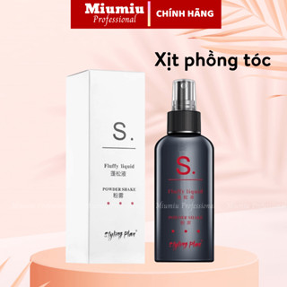  Xịt tạo phồng tóc S Fluffy Liquid 150ml giúp tóc bồng bềnh và dễ vào nếp dùng cho cả nam và nữ 