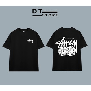 ÁO THUN STUSSY DICE ROLL VẢI COTTON CAO CẤP FORM RỘNG UNISEX – DT STORE