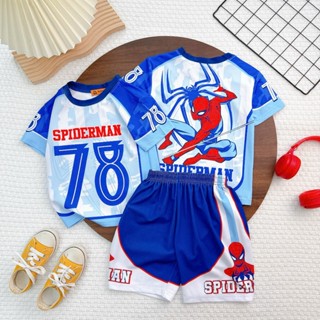 [G19] Bộ quần áo bé trai chất thun lạnh 3d in họa tiết hoạt hình cho bé mặc ở nhà