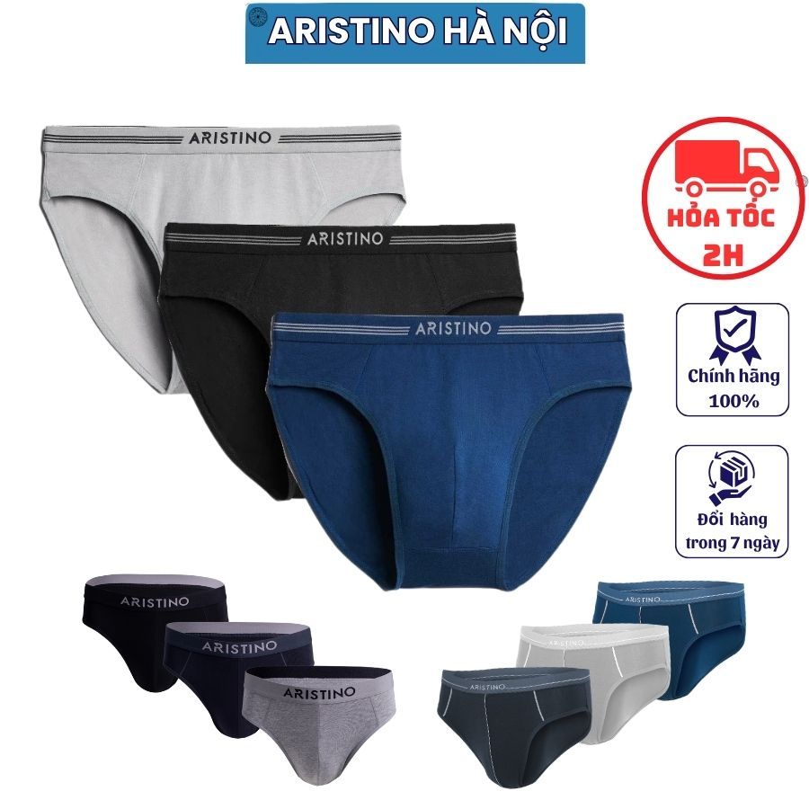 Quần sịp nam tam giác ARISTINO chuẩn cotton cao cấp kháng khuẩn CÓ CHỌN MÀU- NHIỀU MẪU