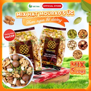 [CAO CẤP] Hạt Hỗn Hợp Mourad's Úc 500g - Mix 5 Hạt NGON: Hạnh nhân Macca Óc chó Hạt dẻ cười Bí xanh