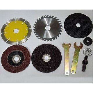 Combo dụng cụ tháo lắp và lưỡi cắt, mài đa năng