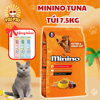 7,5Kg Thức Ăn Hạt Cho Mèo Mọi Lứa Tuổi Minino Tuna Bao Xá - PiuPiuPet