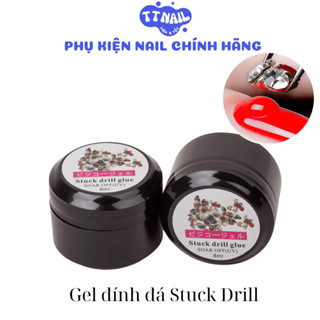 Gel đính đá Stuck Drill chính hãng 8ml - Keo gắn đá nail siêu bền-Phụ kiện nail chính hãng