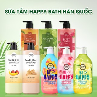  Sữa tắm Happy Bath Hàn Quốc 900g  Happy cao cấp 910G  