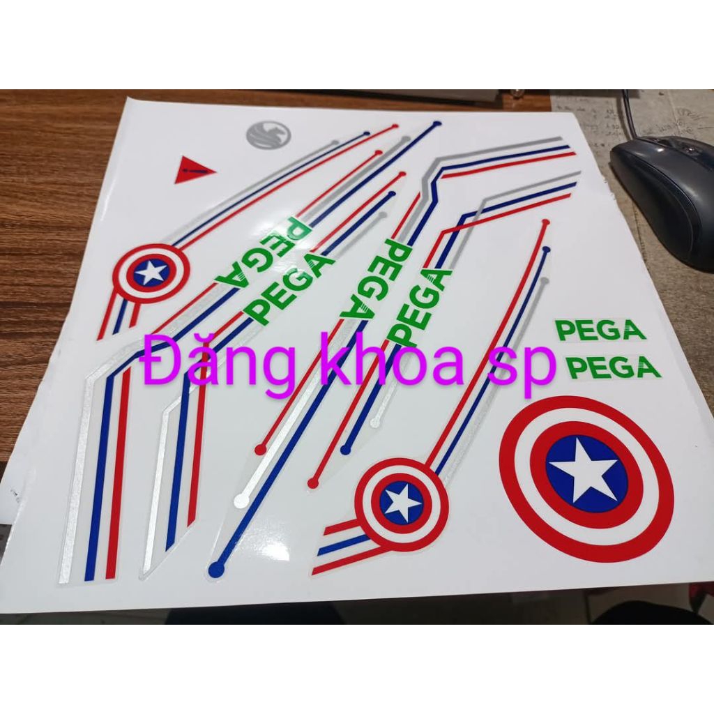 tem xe đạp điện cap A pega. tem đẹp chất lượng cao