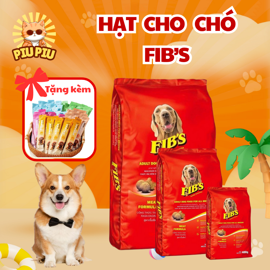 [ SALE ] (20kg) Fib's Bao Xá - Fib's Thức ăn giá rẻ cho chó trưởng thành FIB'S ( SIÊU TIẾT KIỆM ) - PiuPiuPet