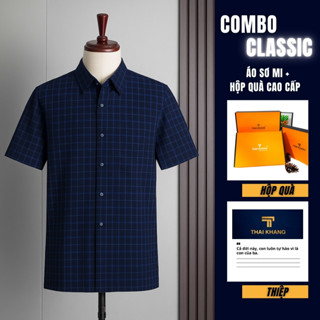 Quà tặng bố Thái Khang áo polo trung niên lịch lãm món quà ý nghĩa dịp lễ sinh nhật, father' day