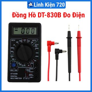  Đồng hồ đo điện tử vạn năng DT830B Digital Multimeter đồng hồ đo điện đa năng đo điện áp ampe diode... kèm pin 