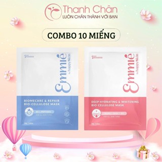   COMBO  Mặt nạ Emmie By Happy Skin Bio Cellulose Mask 