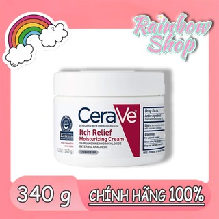  Dưỡng thể làm dịu da kem dưởng ẩm Cerave  Itch Relief Moisturizing Cream 340g 