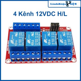 Module Relay 12VDC 4 Kênh H/L