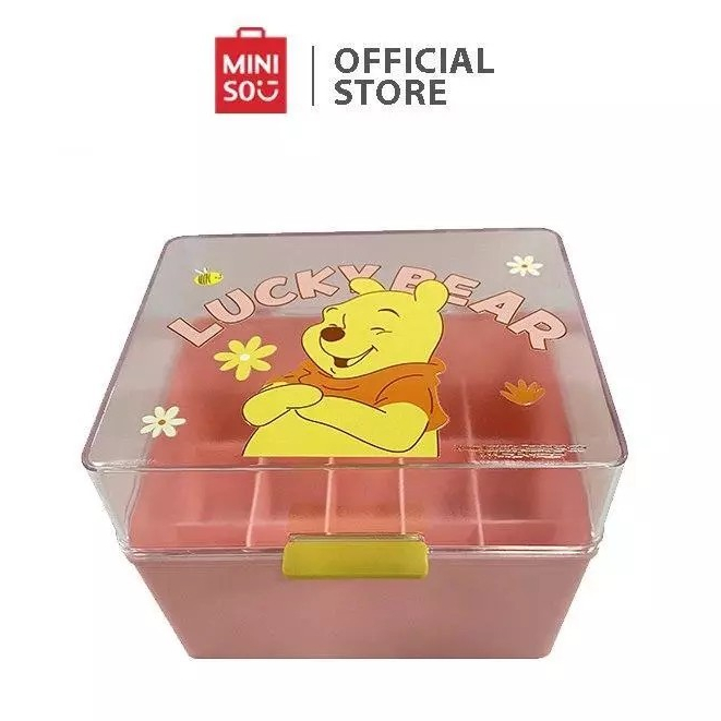 Hộp lưu trữ đồ dùng cá nhân MINISO Barbie Pink Collection/ Disney Winnie the Pooh Collection