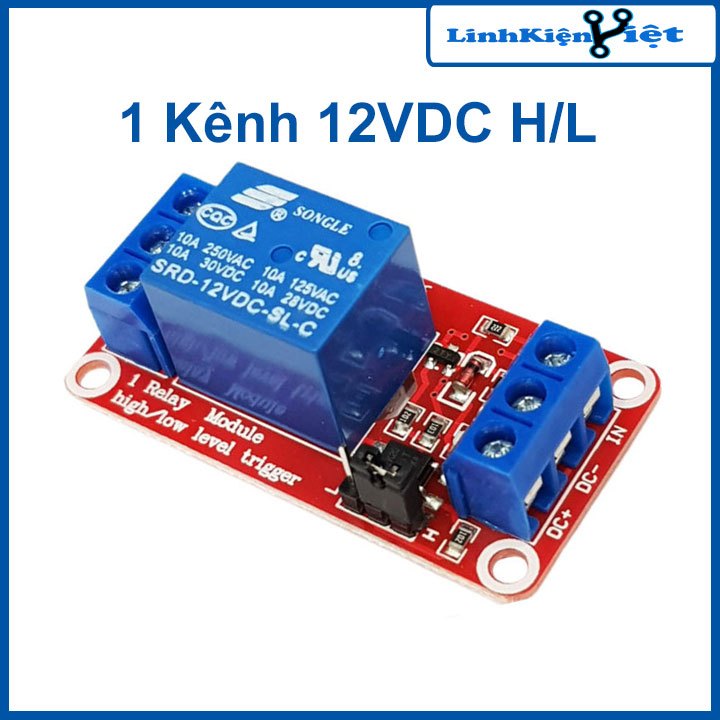Module Relay 12VDC 1 Kênh H/L
