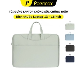 Túi đựng laptop Poermax ST18 có lớp chống sốc dày dặn và có lớp nhung bảo vệ chống xước các thiết bị