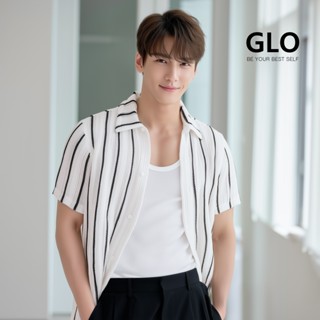 Áo Sơmi Cuban Shirt Tay Ngắn Dệt Lưới Mềm, Thoáng Mát, Co Giãn, Thấm Hút Tốt Màu Trắng / Đen / Nâu - Glo