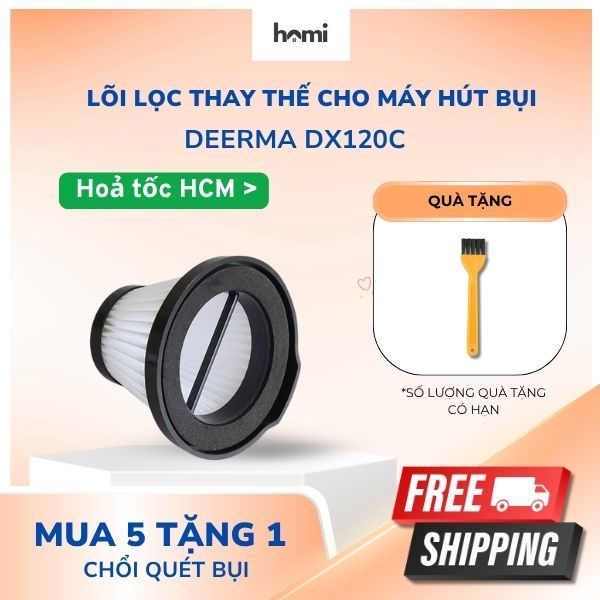 Combo 3 lõi lọc Hepa DX120C dành riêng cho máy hút bụi Deerma DX120C_Phụ Kiện HOMI
