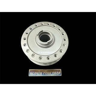 Đùm xe Wave S110 Sirius màu bạc Gia Hưng