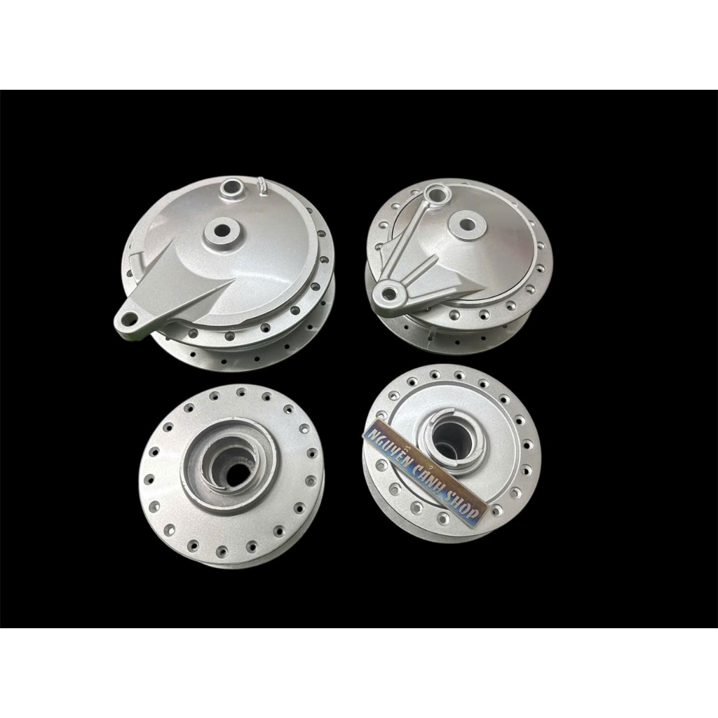 Đùm xe Wave S110 Sirius màu bạc Gia Hưng