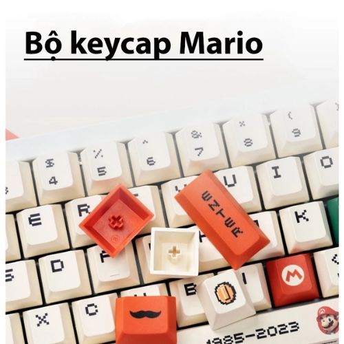 Keycap Mario Đỏ PBT – 126 Phím – Profile Cherry – Dành Cho Bàn Phím Cơ | BigBuy360 - bigbuy360.vn