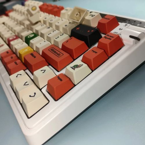 Keycap Mario Đỏ PBT – 126 Phím – Profile Cherry – Dành Cho Bàn Phím Cơ | BigBuy360 - bigbuy360.vn
