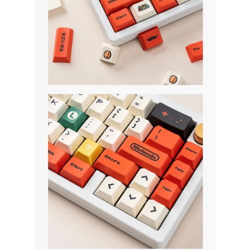 Keycap Mario Đỏ PBT – 126 Phím – Profile Cherry – Dành Cho Bàn Phím Cơ | BigBuy360 - bigbuy360.vn