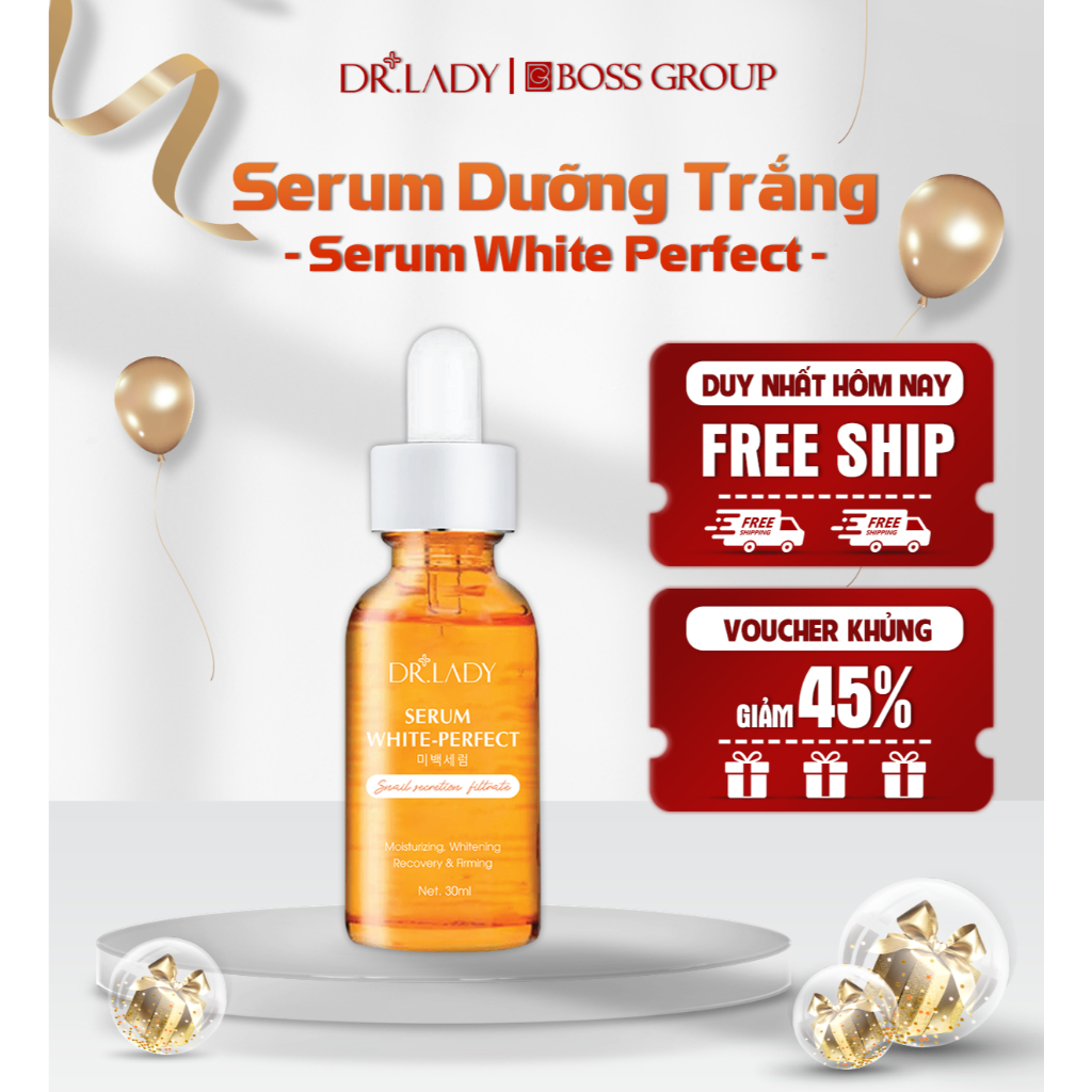 [Dr.Lady Chính Hãng] Serum Dưỡng Trắng Da Dr.lady Serum White Perfect - Dưỡng Da Căng Bóng, Mềm Mịn