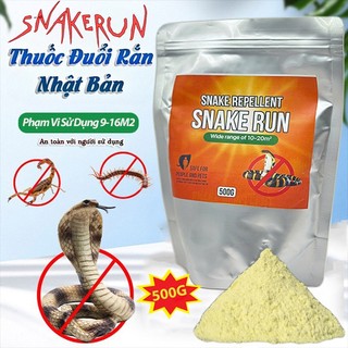 Bột Rắc Đuổi Rắn, Rết Thái Lan SNAKE RUN 500g - Xua Đuổi Hiệu Quả, Nguồn Gốc Thảo Mộc Lành Tính - Hiệu Quả 90 Ngày