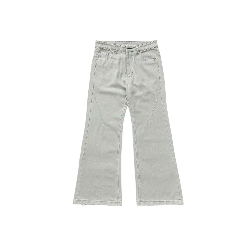 LIGHT SMOKE FLARED JEANS WASH VER 1 - Quần jeans ống loe wash Whose Studio