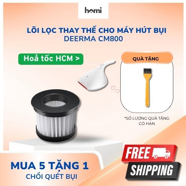 Bộ Lọc HEPA Dành Riêng Cho Máy Hút Bụi Giường Nệm Sofa Diệt Khuẩn Deerma CM800/CM810/CM818/CM900/CM9