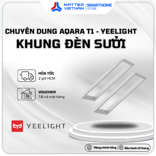 Khung đèn sưởi Aqara, Yeelight dành riêng cho trần thạch cao - BẢN QUỐC TẾ