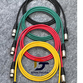 Dây Canon Kết Nối Âm Thanh Jack Yonglun Trắng, Dây Sommer Nhiều màu, 1 Sợi Giá Tốt, Truyền Tín Hiệu.