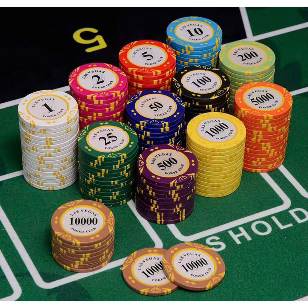 Chip Poker Las Vegas Các Loại Chất Liệu Nhựa Cao Cấp