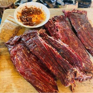THỊT LỢN GÁC BẾP GÓI 200G VÀ 500G KÈM CHẨM CHÉO ƯỚT