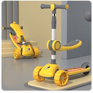  Xe trượt scooter  chòi chân 3in1 Phi hành gia ngộ nghĩnh dành cho bé có nhac và đèn vui nhộn.-HD09 