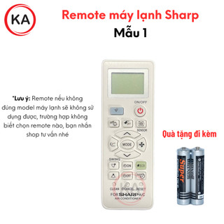 Remote máy lạnh, Điều khiển điều hòa dùng cho máy lạnh SHARP ( đủ mẫu)