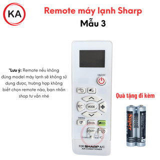 Remote máy lạnh, Điều khiển điều hòa dùng cho máy lạnh SHARP ( đủ mẫu)