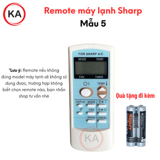 Remote máy lạnh, Điều khiển điều hòa dùng cho máy lạnh SHARP ( đủ mẫu)