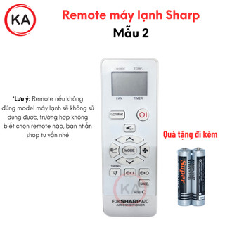 Remote máy lạnh, Điều khiển điều hòa dùng cho máy lạnh SHARP ( đủ mẫu)