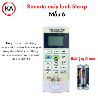 Remote máy lạnh, Điều khiển điều hòa dùng cho máy lạnh SHARP ( đủ mẫu)