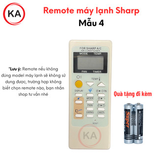 Remote máy lạnh, Điều khiển điều hòa dùng cho máy lạnh SHARP ( đủ mẫu)