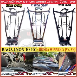 Baga Inox 10ly Winner X V2 V3 V4 Từ 2019-2025/ Winner R 2026 – Màu Sơn Đen, Xi Màu Titan, Inox Trắng