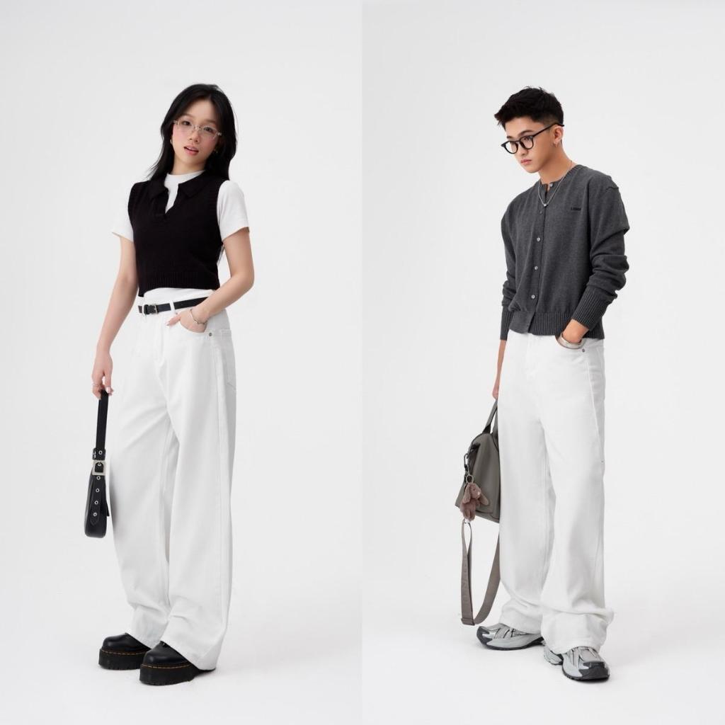 ALL WIDE STRAIGHT JEANS WHOSE - Quần jeans ống đứng unisex nam nữ Whose Studio | BigBuy360 - bigbuy360.vn