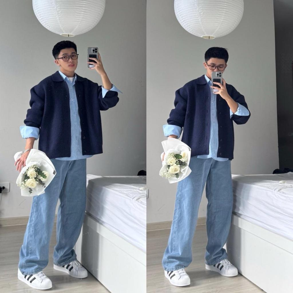 ALL WIDE STRAIGHT JEANS WHOSE - Quần jeans ống đứng unisex nam nữ Whose Studio | BigBuy360 - bigbuy360.vn