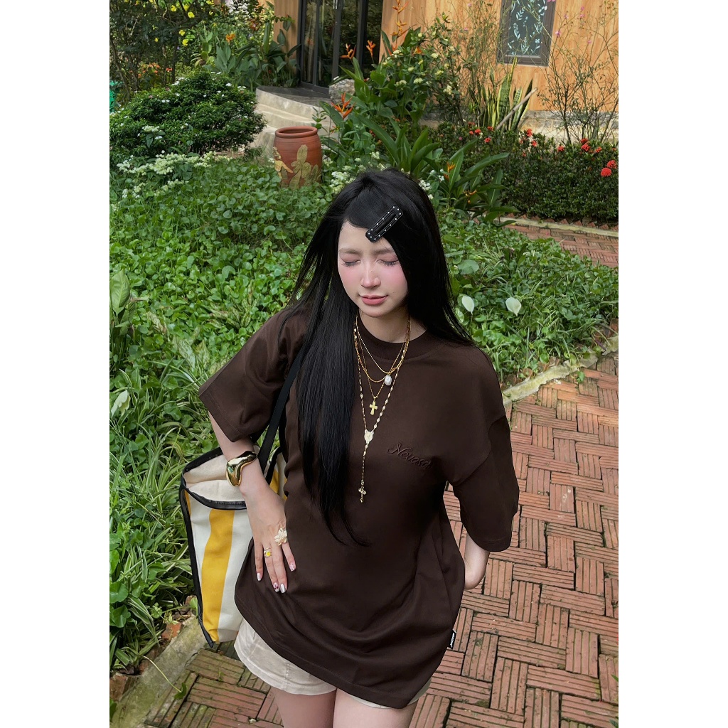 Áo Thun Boxy Neva Kind Of Some Cotton 250gsm Local Brand Nevasome Thêu Nổi Tay Lỡ Form Boxy Rộng Nam Nữ | BigBuy360 - bigbuy360.vn