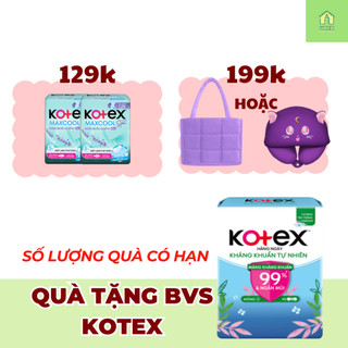 (QUÀ TẶNG KHÔNG BÁN) Quà tặng theo từng chương trình của đơn BVS Kotex