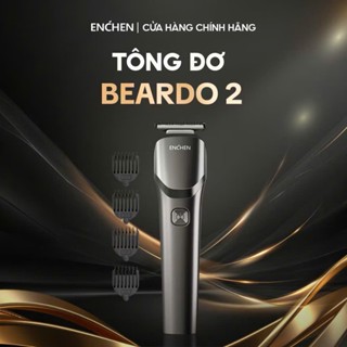 Tông đơ cắt tóc Enchen Beardo 2 tốc độ cao, lưỡi thép không gỉ, tặng 4 cử tạo kiểu - BH 6 tháng