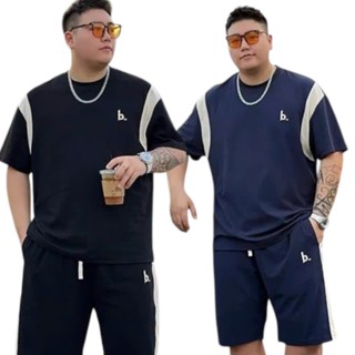 (SET BỘ BIGSIZE NAM) set bộ nam có size từ 85-140kg chất cotton áo thun quần đùi Mesnwear MÃ BB