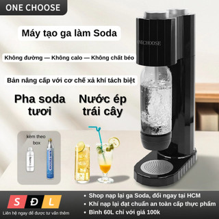 Máy làm Soda ONE CHOOSE, dùng cơ 100% ko cần điện